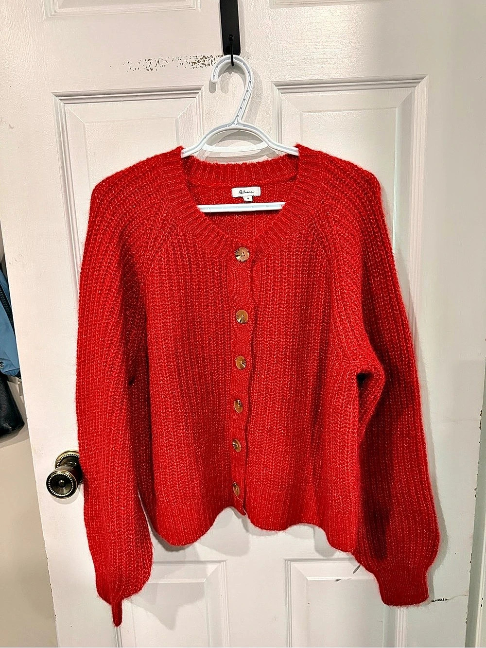 Reitmans Red Cardigan Size Large  New without tags